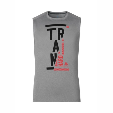 Tanktop Odlo Mens Raptor Grey Melange Train Ss17