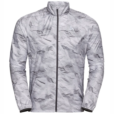 Jacke Odlo Zeroweight Graphite Grey Paper Print SS19 Herren