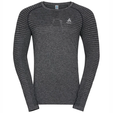 T-Shirt Top Crew Neck L/S Seamless Element Grey Melange
