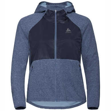 Jacke Odlo Millennium Linencool Pro Blue Indigo Melange Damen