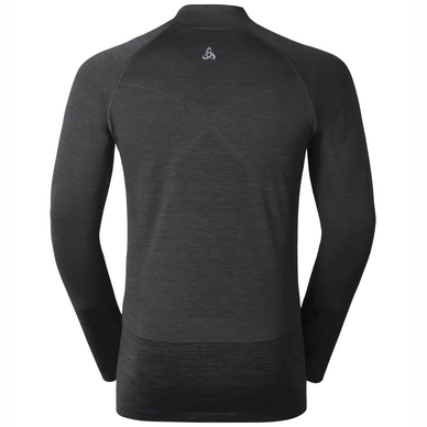 Ondershirt Odlo Womens Hoody Midlayer 1/2 Zip Sillian Black