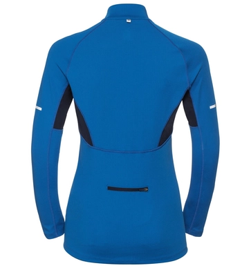 Vest Odlo Midlayer Full Zip Zeroweight Women Lapis Blue Peacoat