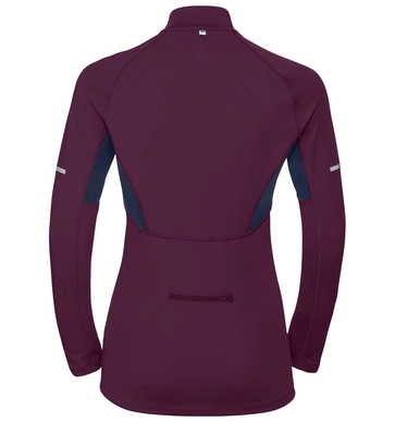 Vest Odlo Midlayer Full Zip Zeroweight Women Pickled Beet Peacoat