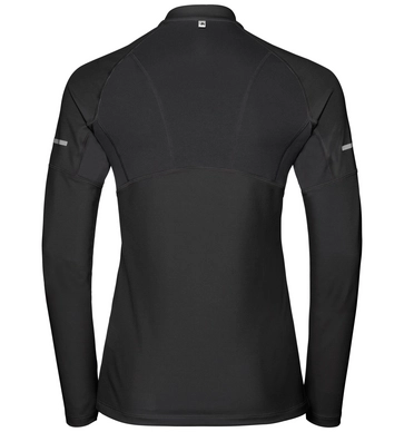 Trui Odlo Women Midlayer 1/2 Zip Omnius Warm Black