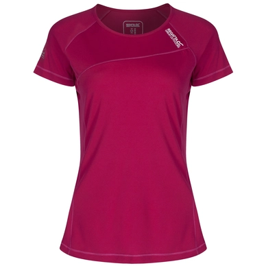 T-Shirt Regatta Womens Volito T-Shirts Dark Cerise Damen