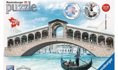 Puzzel Ravensburger Ponte de Railto Venetië (216 stukjes)