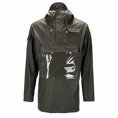 Imperméable RAINS Glossy Camp Anorak Green