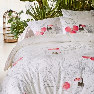 Taie d'oreiller Sylvie Thiriez Imprimée Rio Verde Percale (65 x 65 cm)