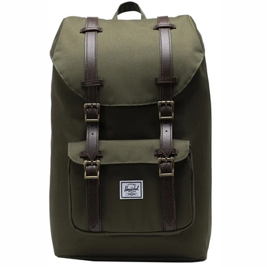 Sac à Dos Herschel Supply Co. Little America Mid-Volume Ivy Green Chicory Coffee