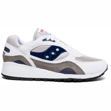 Saucony Homme Shadow 6000 White Grey Navy