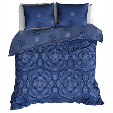 Dekbedovertrek Satin d'Or Burletto Blauw Satijn