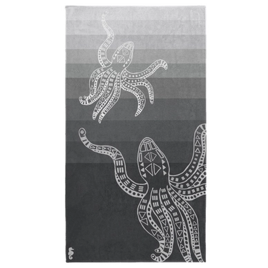 Strandtuch Seahorse Octopus Grau