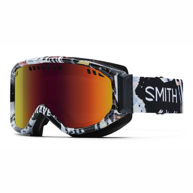 Skibril Smith Scope Ripped Frame Red Sol-X Mirror