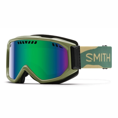Skibril Smith Scope Pro Camo / Green Sol-X Mirror