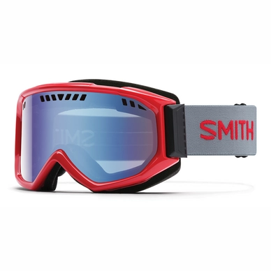 Masque de Ski Smith Scope Pro Fire / Blue Sensor Mirror