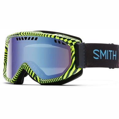 Skibril Smith Scope Neon Blacklight Frame/Blue Sensor Mirror Lens