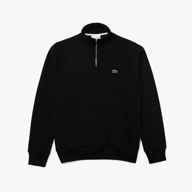 Sweater Lacoste Men SH1927 1/4 Zip Black | Tennisplanet.co.uk