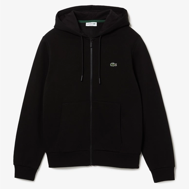 Zipped Jumper Lacoste Men SH9626 Black | Tennisplanet.co.uk