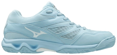 Badmintonschoen Mizuno Women Wave Lightning Z5 Cool Blue White