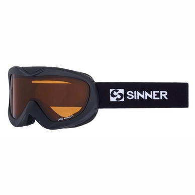 Ski Goggles Sinner Task Matte Black Orange