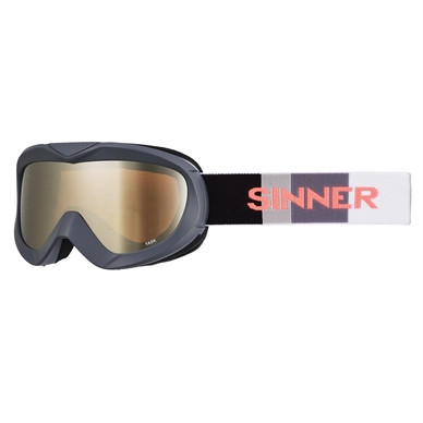 Skibrille Sinner Task Matte Grey Double Orange