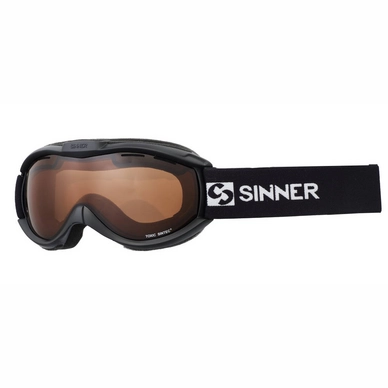 Ski Goggles Sinner Toxic Mat Black Orange Sintec