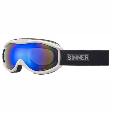 Ski Goggles Sinner Toxic Matte White Blue
