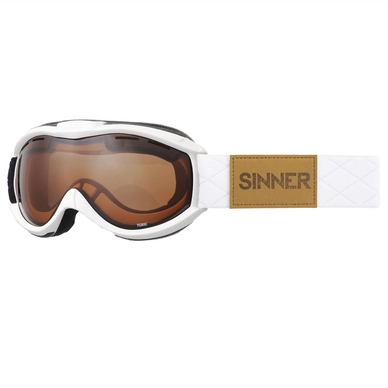 Masque de Ski Sinner Toxic Matte White Trans+ Vent