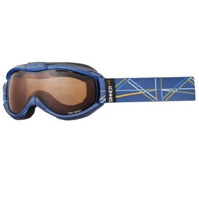 Ski Goggles Sinner Toxic Clear Matte Blue Double Orange Sintec + Vent