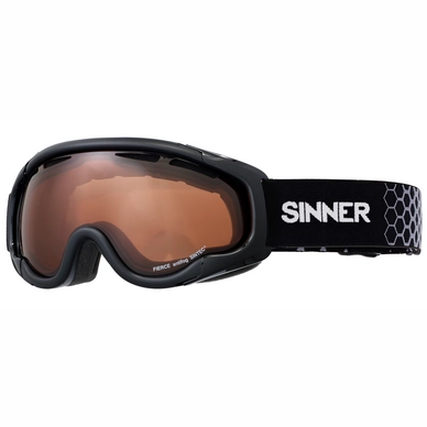 Skibrille Sinner Fierce Matte Black Double Orange Sintec