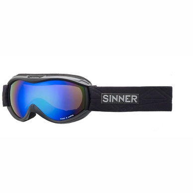 Sinner Toxic S Mat Black Blue  Skibril