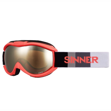 Skibril Sinner Toxic S Matte Neon Orange Double Orange Sintec