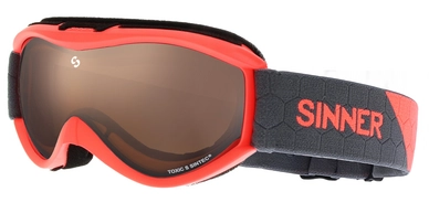 Skibril Sinner Toxic S Matte Neon Double Orange Sintec
