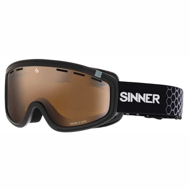 Skibril Sinner Visor III OTG Matte Black Double Orange