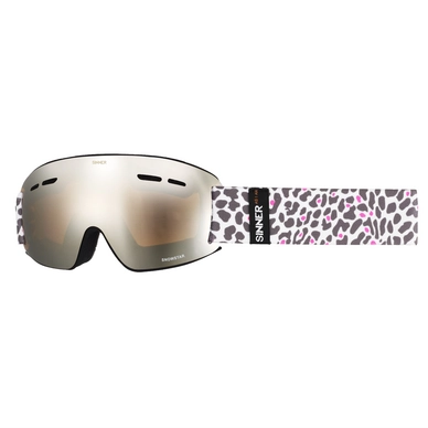 Skibrille Sinner Snowstar Grey Double Orange Mirror Vent