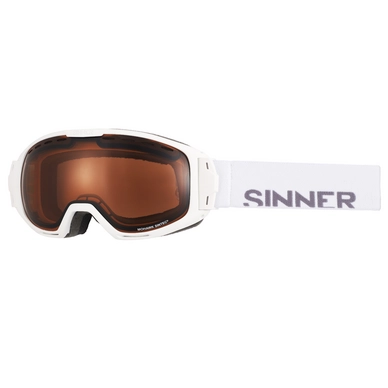 Ski Goggles Sinner Mohawk Matte White Double Orange Sintec Trans+ Vent