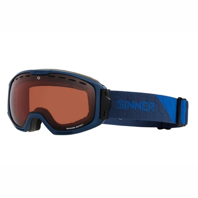 Ski Goggles Sinner Mohawk Matte Dark Blue Orange Sintec Vent