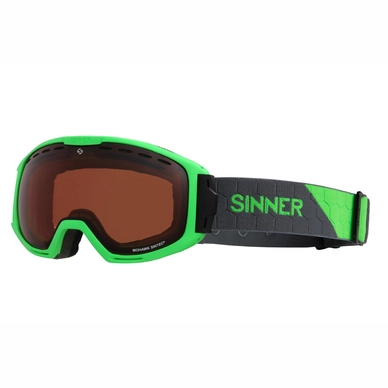 Ski Goggles Sinner Mohawk Matte Neon Green Orange Sintec Vent