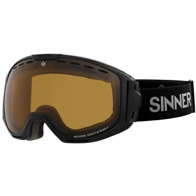 Masque de Ski Sinner Mohawk Matte Black Double Sintec / Trans+ Vent 22