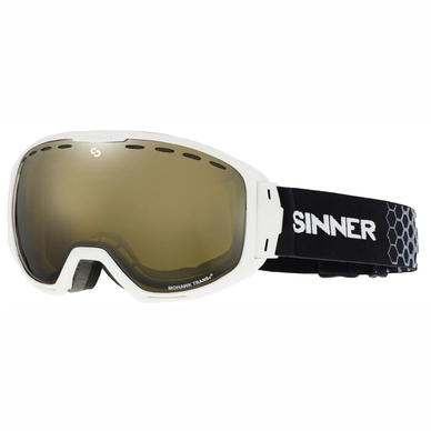 Ski Goggles Sinner Mohawk Matte White Sintec Trans+