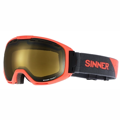 Skibril Sinner Mohawk Matte Neon Orange Sintec Trans+