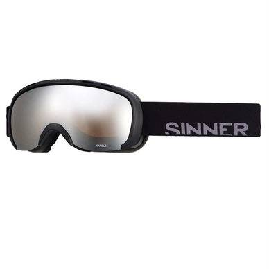 Masque de Ski Sinner Marble OTG Matte Black Double Orange