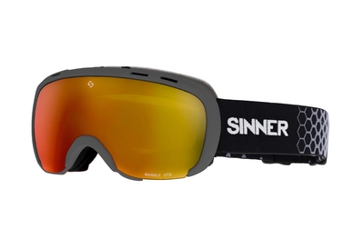 Skibril Sinner Marble OTG Matte Coolgrey Orange Mirror