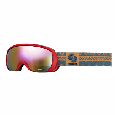 Skibril Sinner Marble OTG Matte Red Double Orange