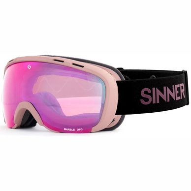 Skibril Sinner Marble OTG Matte Light Pink Double Full Pink Mirror