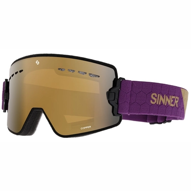 Skibril Sinner Copper Purple Double Gold Mirror
