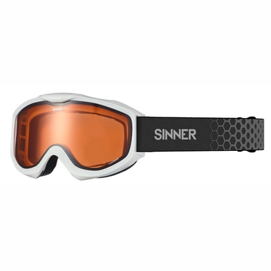 Ski Goggles Sinner Lakeridge Matte White / Double Orange 2020