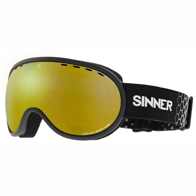 Masque de Ski Sinner Vorlage Matte Black Sintec Trans+ Vent