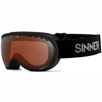 Ski Goggles Sinner Template Matte Black Double Orange Sintec Vent