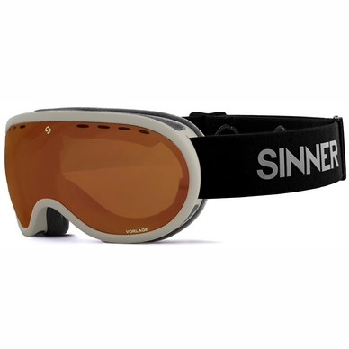 Skibrille Sinner Vorlage Matte Light Grey Double Orange Sintec Vent